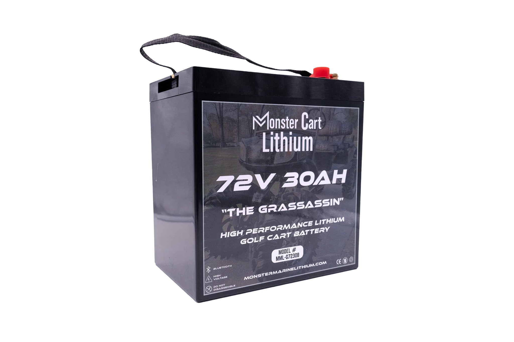 72V 30AH - "THE GRASSASSIN" - BLUETOOTH HIGH PERFORMANCE LITHIUM GOLF CART BATTERY - GC2 GROUP, , Monster Marine Lithium, at Festive Water Paddlesports