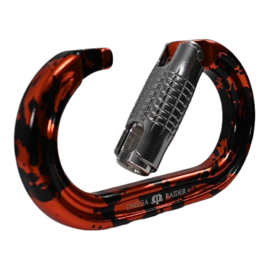 Omega Pacific Raider Aluminum Keylock 3-stage Locking Carabiner