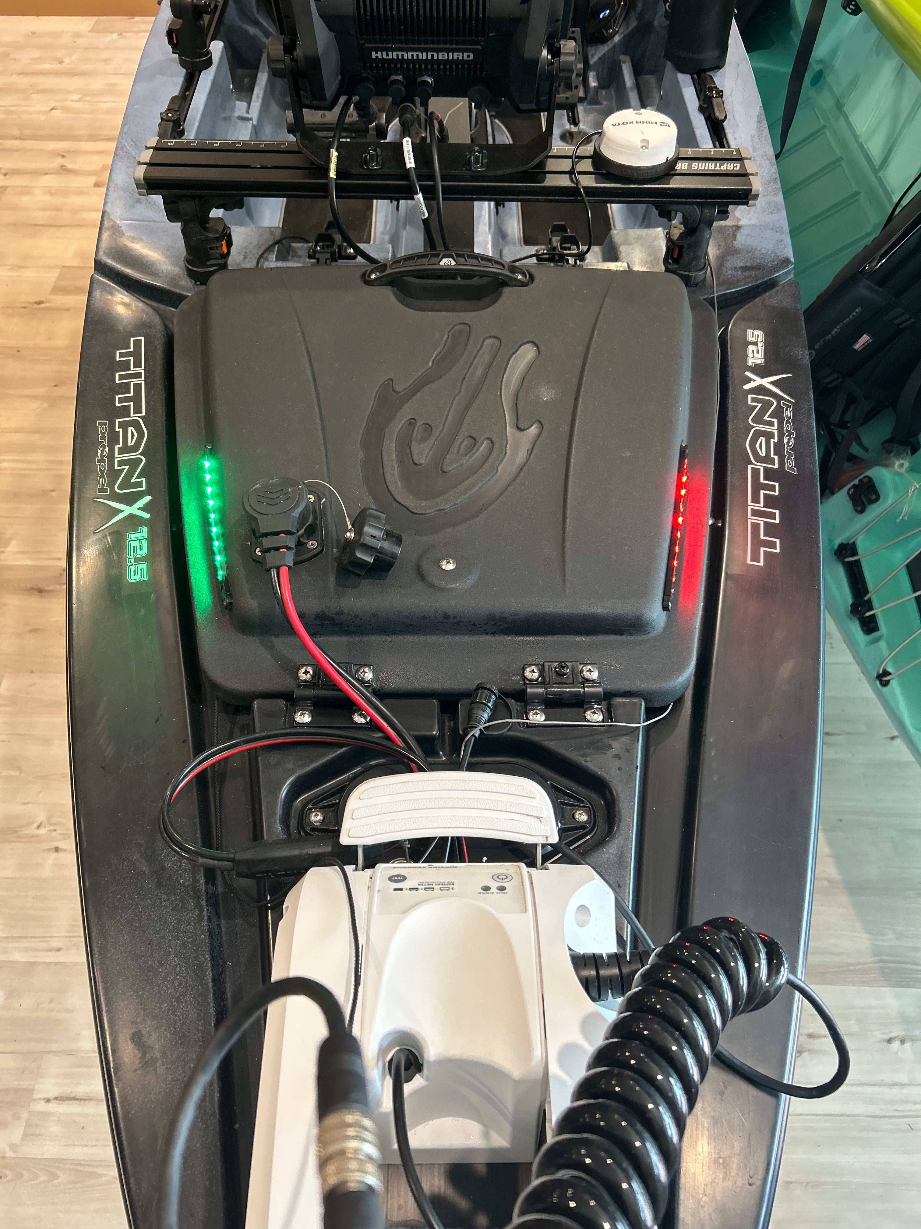 Consignment Native Watercraft Titan X 12.5 Propel Fishing Kayak with Motor, Batteries, Fish Finder, and more (USED)