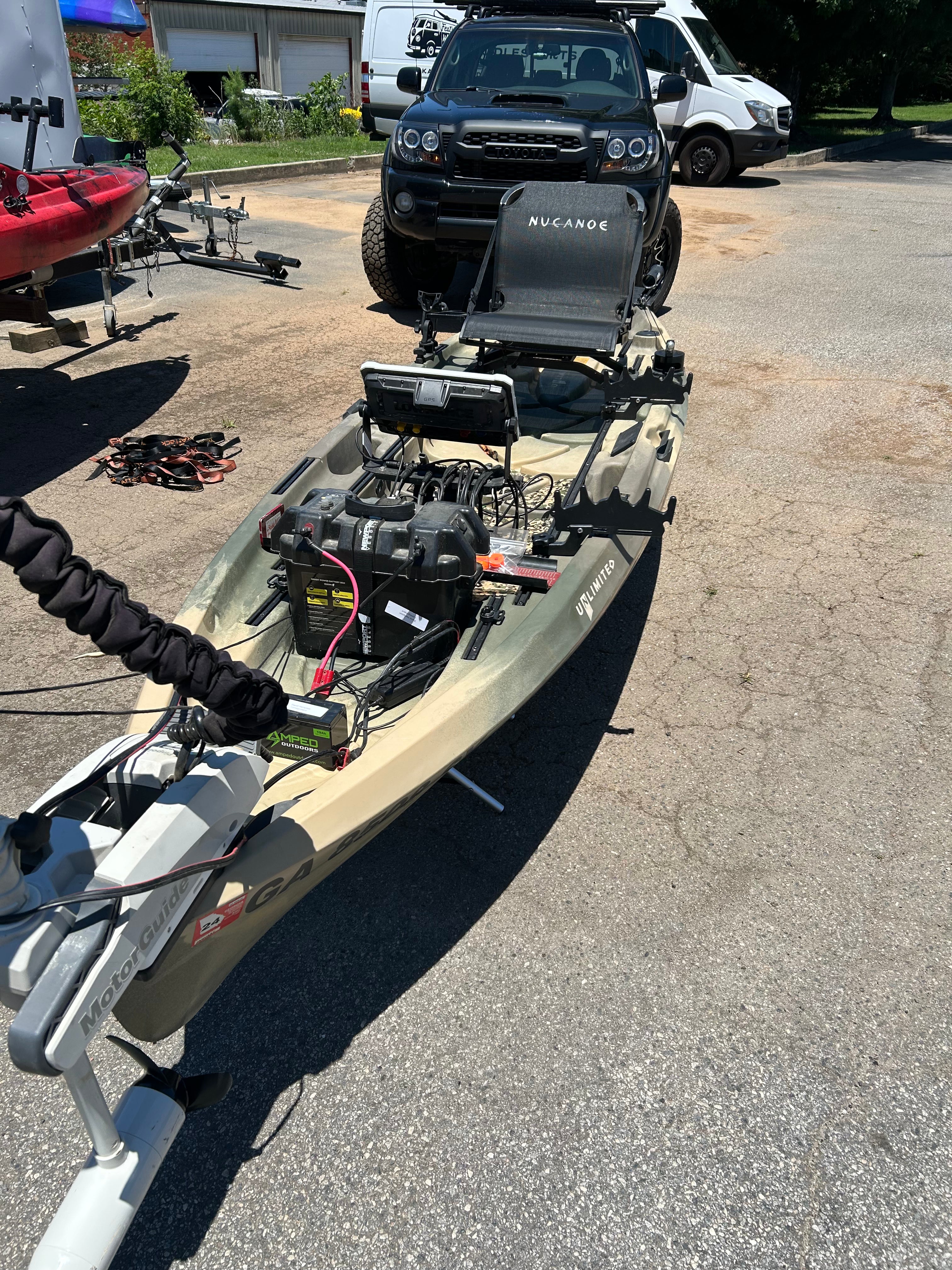 Fully Rigged NuCanoe Unlimited Fishing Kayak (USED)