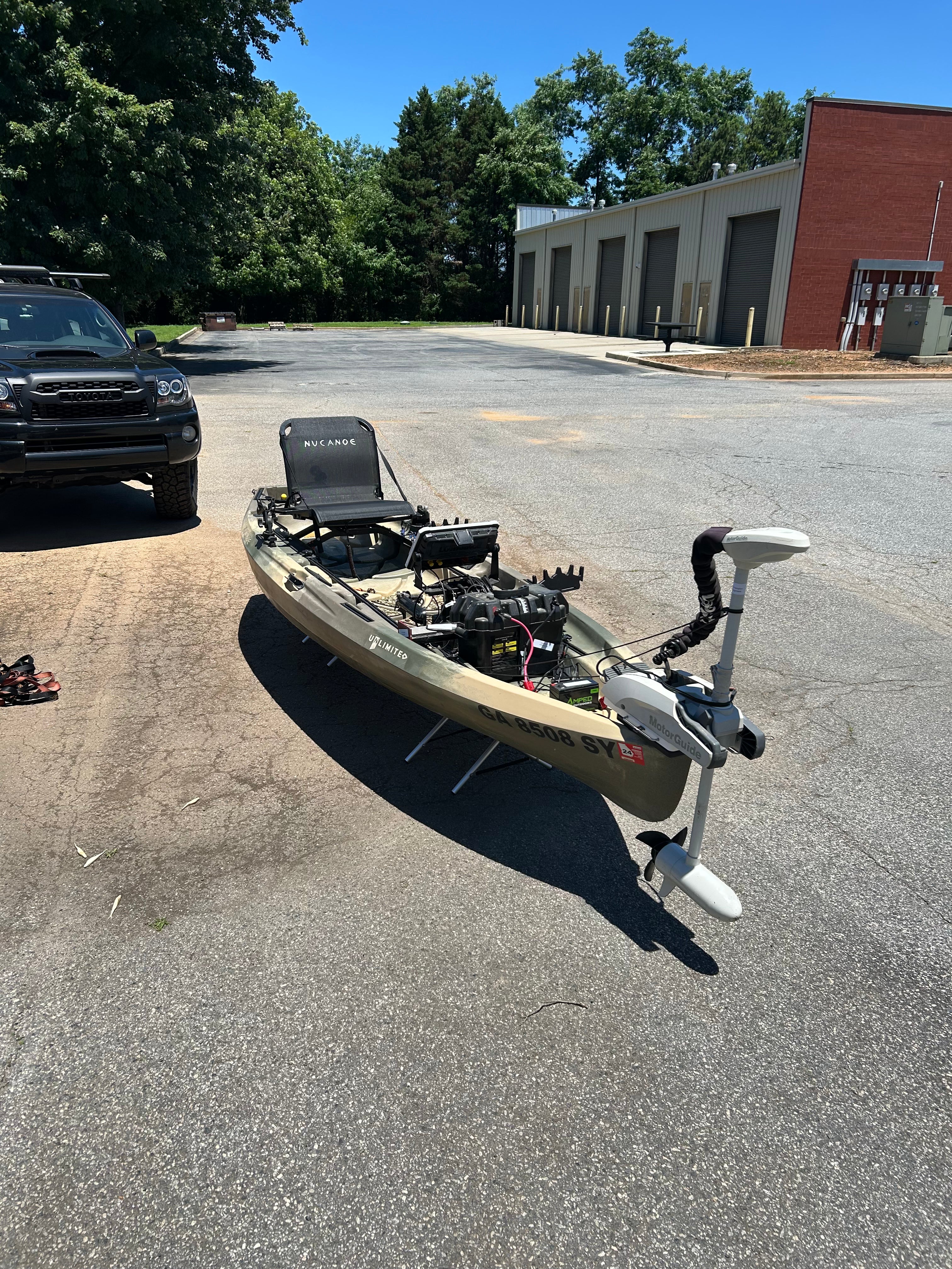 Fully Rigged NuCanoe Unlimited Fishing Kayak (USED)