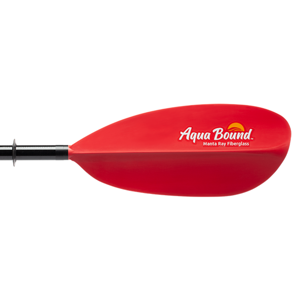 Manta Ray Fiberglass 2-Piece Snap-Button Kayak Paddle