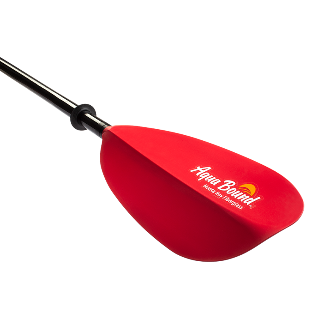 Manta Ray Fiberglass 2-Piece Snap-Button Kayak Paddle