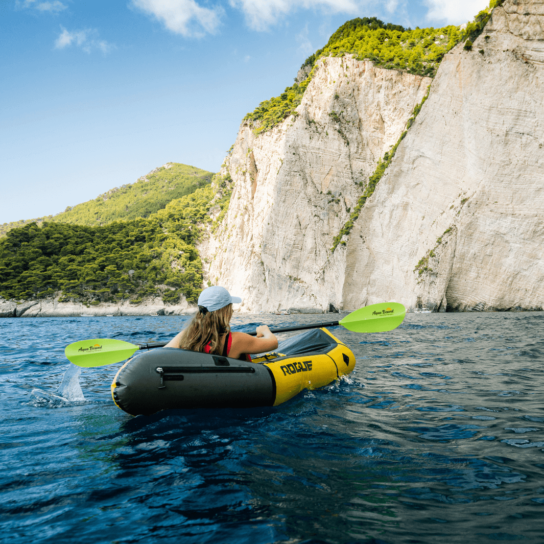 Manta Ray Fiberglass 4-Piece Snap-Button Kayak Paddle