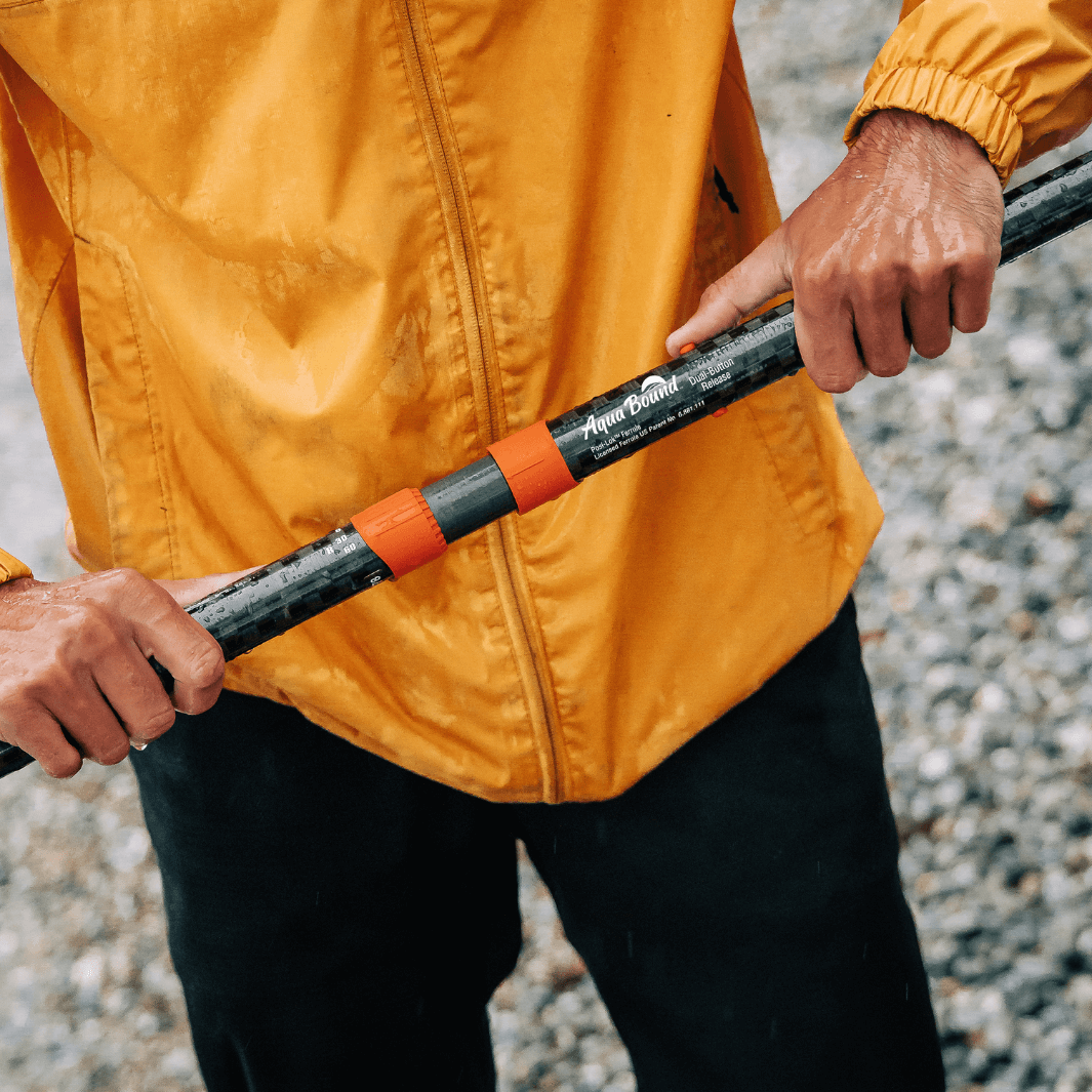 Whiskey Fiberglass 4-Piece Straight Shaft Kayak Paddle