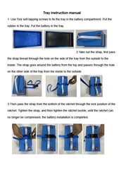 PowerHouse Lithium Group 31 Heavy Duty Battery Tray