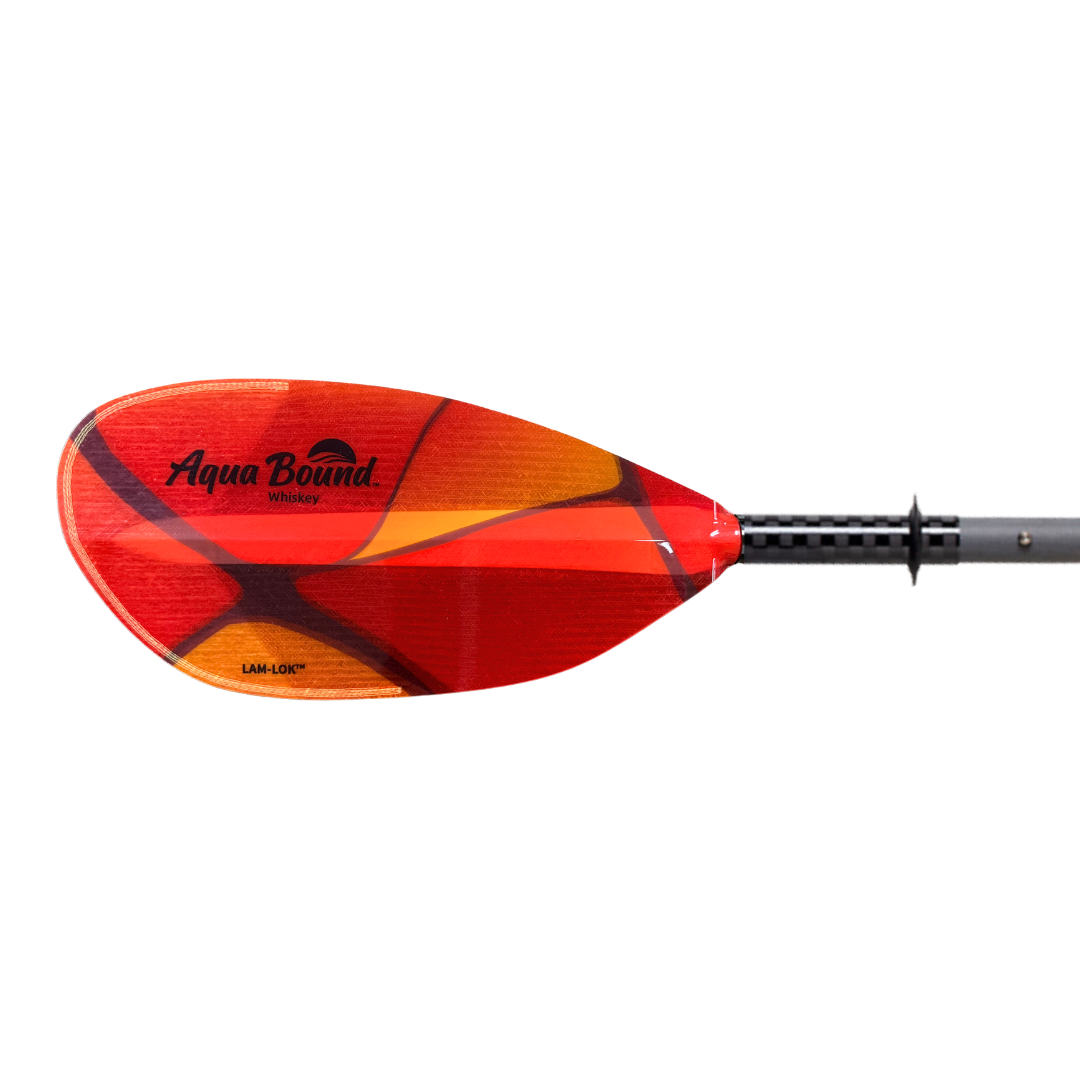 Whiskey Fiberglass 4-Piece Straight Shaft Kayak Paddle