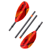 Whiskey Fiberglass 4-Piece Straight Shaft Kayak Paddle