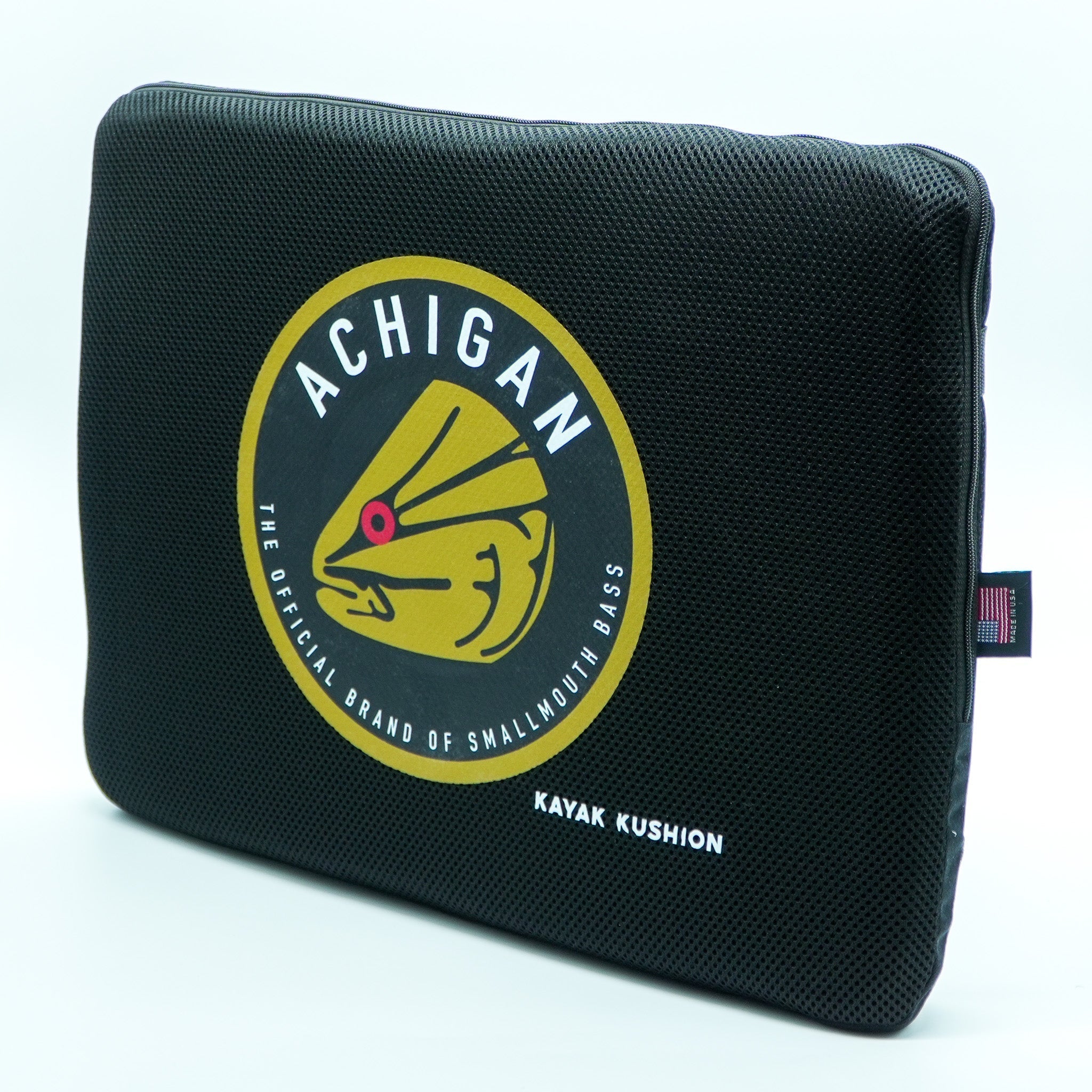 Achigan Official Logo, , Kayak Kushion, Graphite Bertha at Festive Water Paddlesports