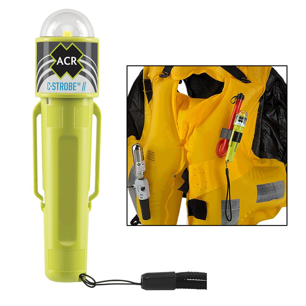 ACR C - Strobe LED Light Jacket Emergency Signal, USCG, SOLAS (Batteries Not Included) [3965], Safety Lights, ACR Electronics, , , at Festive Water Paddlesports