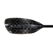 Aerial Minor Carbon 1-Piece Straight Shaft Kayak Paddle, Whitewater Paddle, Aqua Bound, 191 cm Please Select Feather Angle at Festive Water Paddlesports