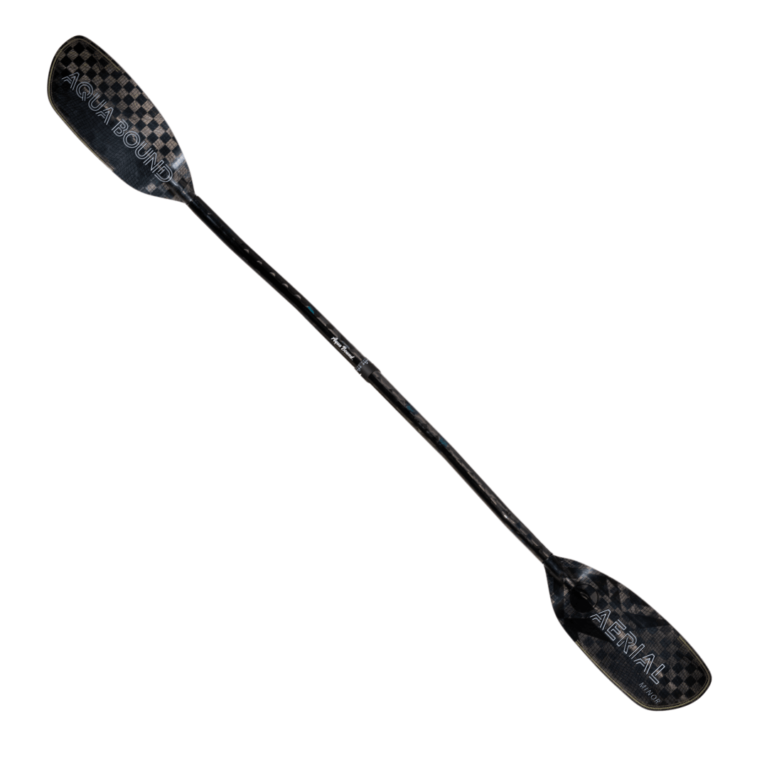 Aerial Minor Carbon 2-Piece Versa-Lok Crank Shaft Kayak Paddle, Whitewater Paddle, Aqua Bound, 191-196 cm at Festive Water Paddlesports