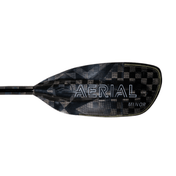 Aerial Minor Carbon 4-Piece Versa-Lok Straight Shaft Kayak Paddle, Whitewater Paddle, Aqua Bound, 191-196 cm at Festive Water Paddlesports