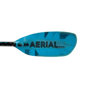 Aerial Minor Fiberglass 1-Piece Straight Shaft Kayak Paddle, Whitewater Paddle, Aqua Bound, 191 cm Please Select Feather Angle at Festive Water Paddlesports