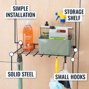 Afton Utility Organizer | Holds 40 lbs, Wall Mounted, StoreYourBoard, , , at Festive Water Paddlesports