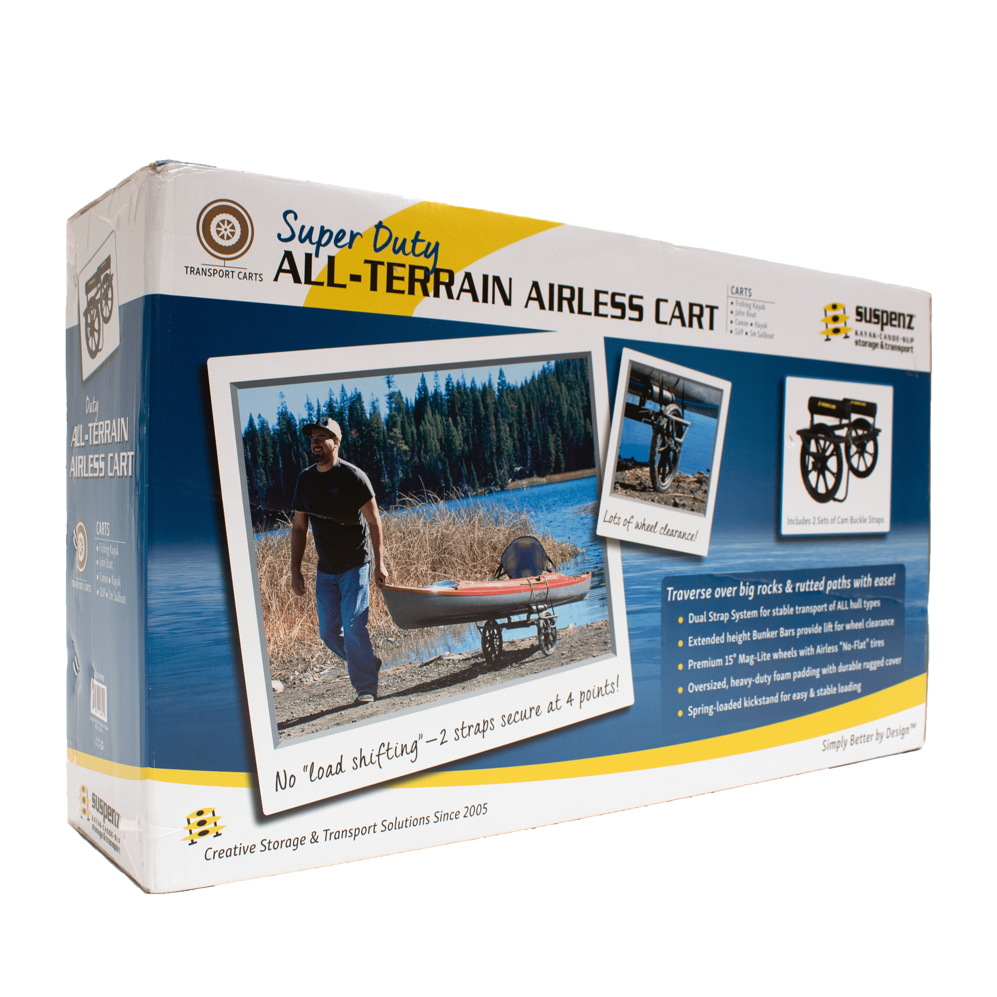 All - Terrain Super Duty Airless Cart, Carts, Suspenz, at Festive Water Paddlesports