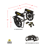 All - Terrain Super Duty Airless Cart, Carts, Suspenz, at Festive Water Paddlesports
