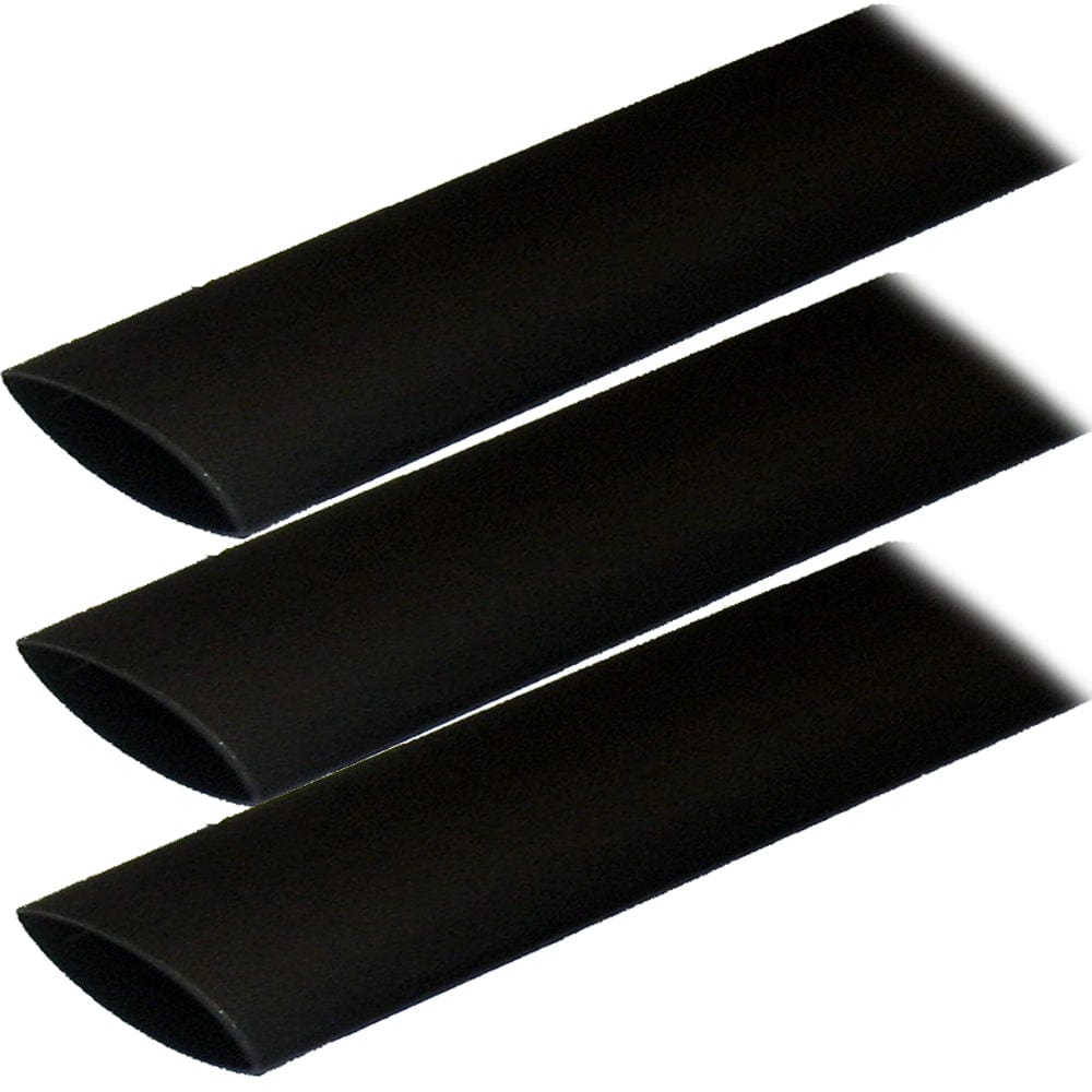 Ancor Adhesive Lined Heat Shrink Tubing (ALT) - 1" x 3" - 3 - Pack - Black [307103], Wire Management, Ancor, , , at Festive Water Paddlesports