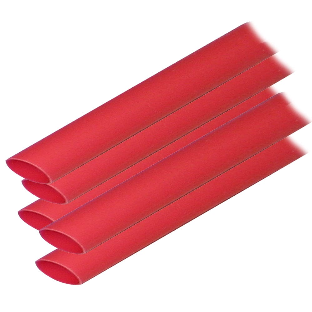 Ancor Adhesive Lined Heat Shrink Tubing (ALT) - 1/2" x 12" - 5 - Pack - Red [305624], Wire Management, Ancor, , , at Festive Water Paddlesports