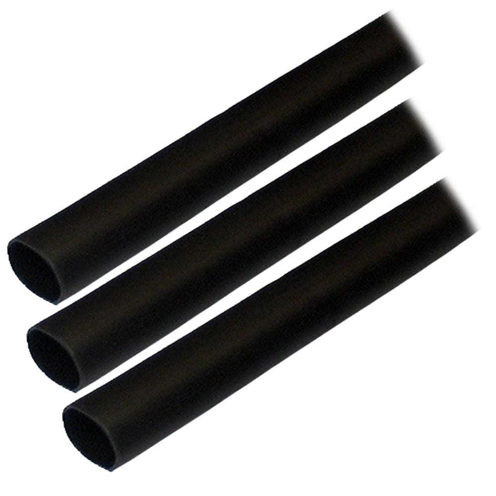 Ancor Adhesive Lined Heat Shrink Tubing (ALT) - 1/2" x 3" - 3 - Pack - Black [305103], Wire Management, Ancor, , , at Festive Water Paddlesports