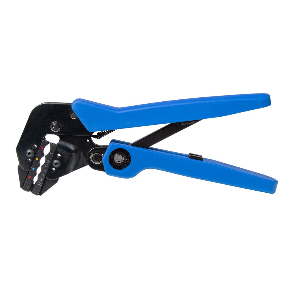 Ancor Angled 22 to 8 AWG Single Crimp Ratcheting Crimper [703015], Tools, Ancor, , , at Festive Water Paddlesports