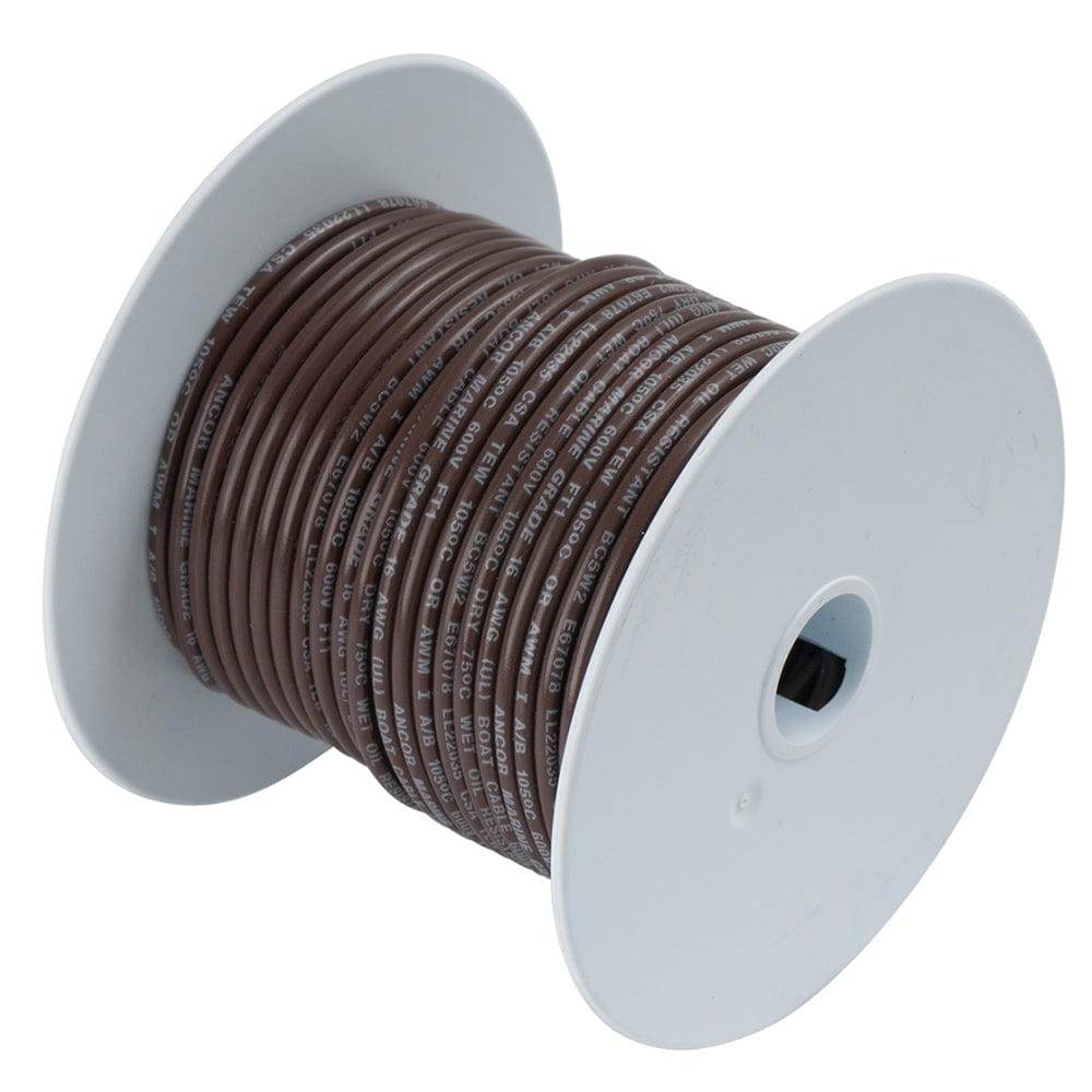 Ancor Brown 10 AWG Tinned Copper Wire - 100' [108210], Wire, Ancor, , , at Festive Water Paddlesports