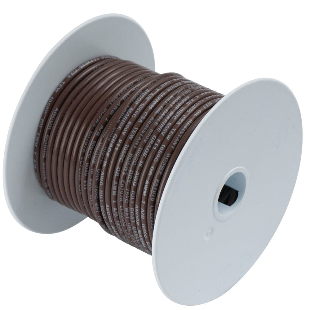 Ancor Brown 18 AWG Tinned Copper Wire - 500' [100250A], Wire, Ancor, , , at Festive Water Paddlesports
