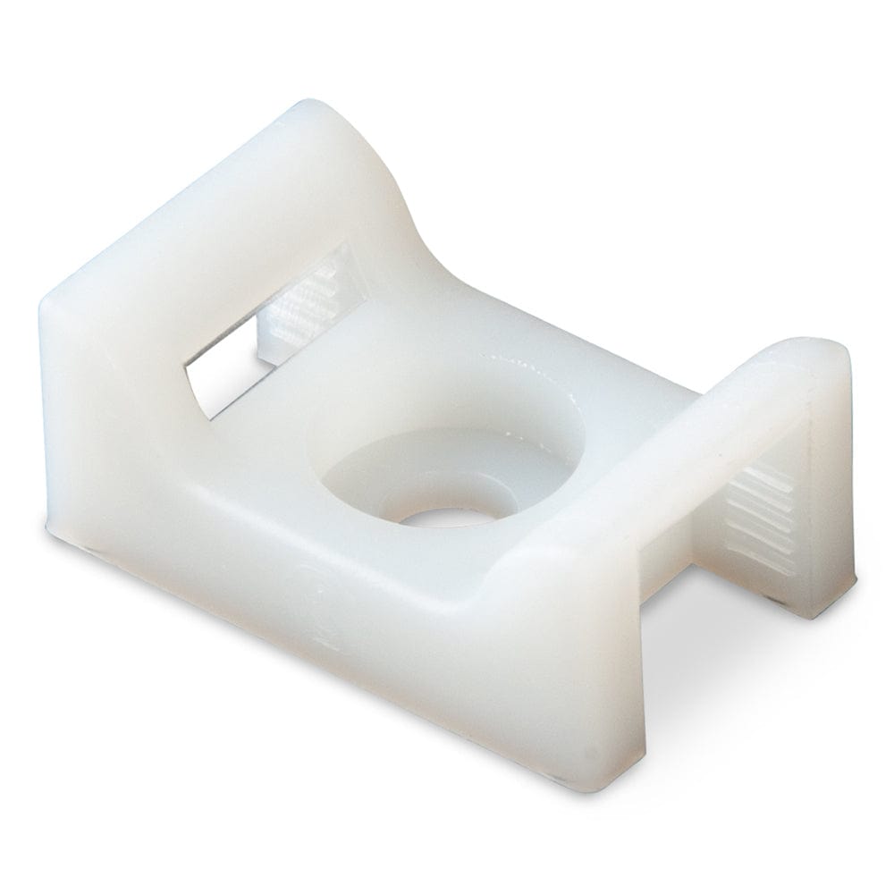 Ancor Cable Tie Mount - Natural - 8 Screw - 100 Pieces Per Bag [199232], Wire Management, Ancor, , , at Festive Water Paddlesports