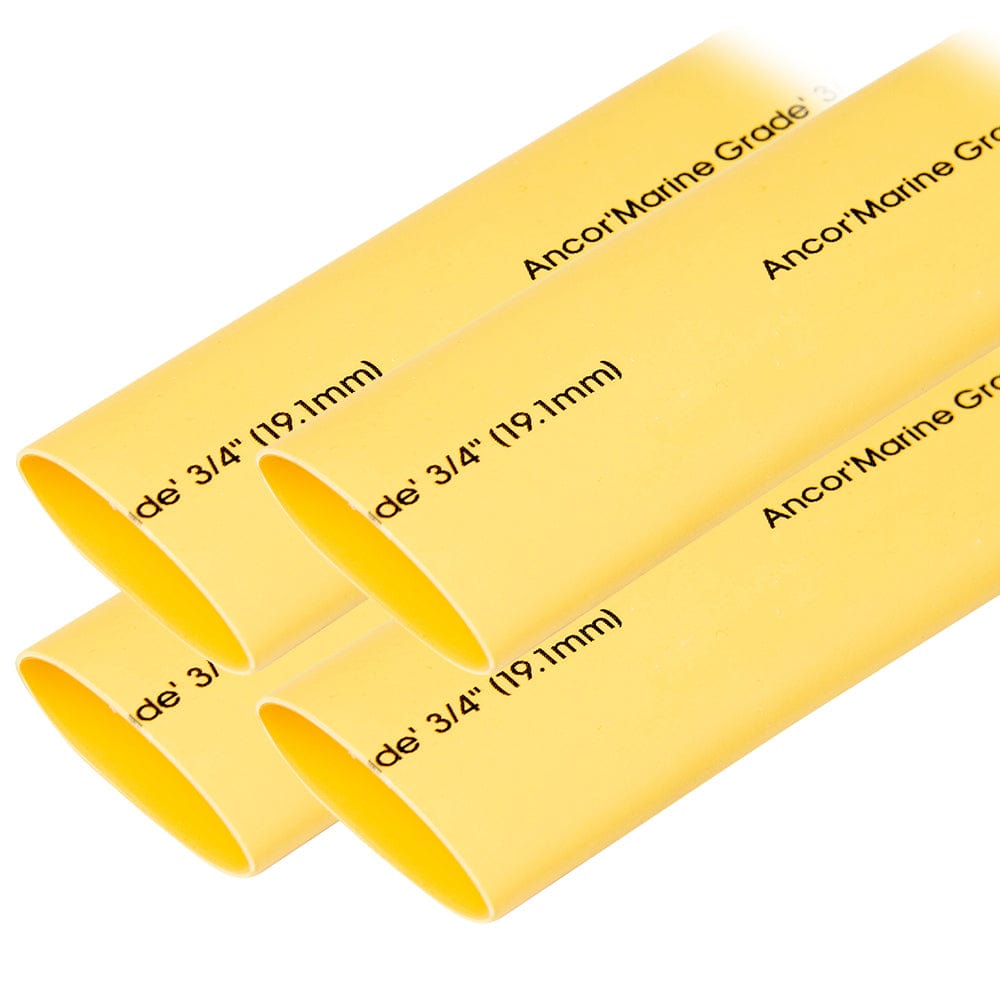 4" x 6" - Yellow - 4 Pieces [306906], Wire Management, Ancor, , , at Festive Water Paddlesports