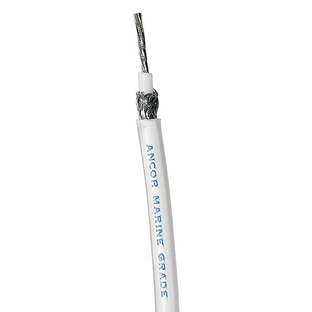 Ancor RG 8X White Tinned Coaxial Cable - Sold By The Foot [1515 - FT], Wire, Ancor, , , at Festive Water Paddlesports