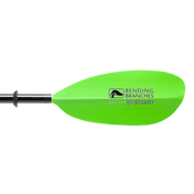 Angler Classic Snap-Button, Kayak Fishing Paddle, Bending Branches, Electric Green 240 at Festive Water Paddlesports