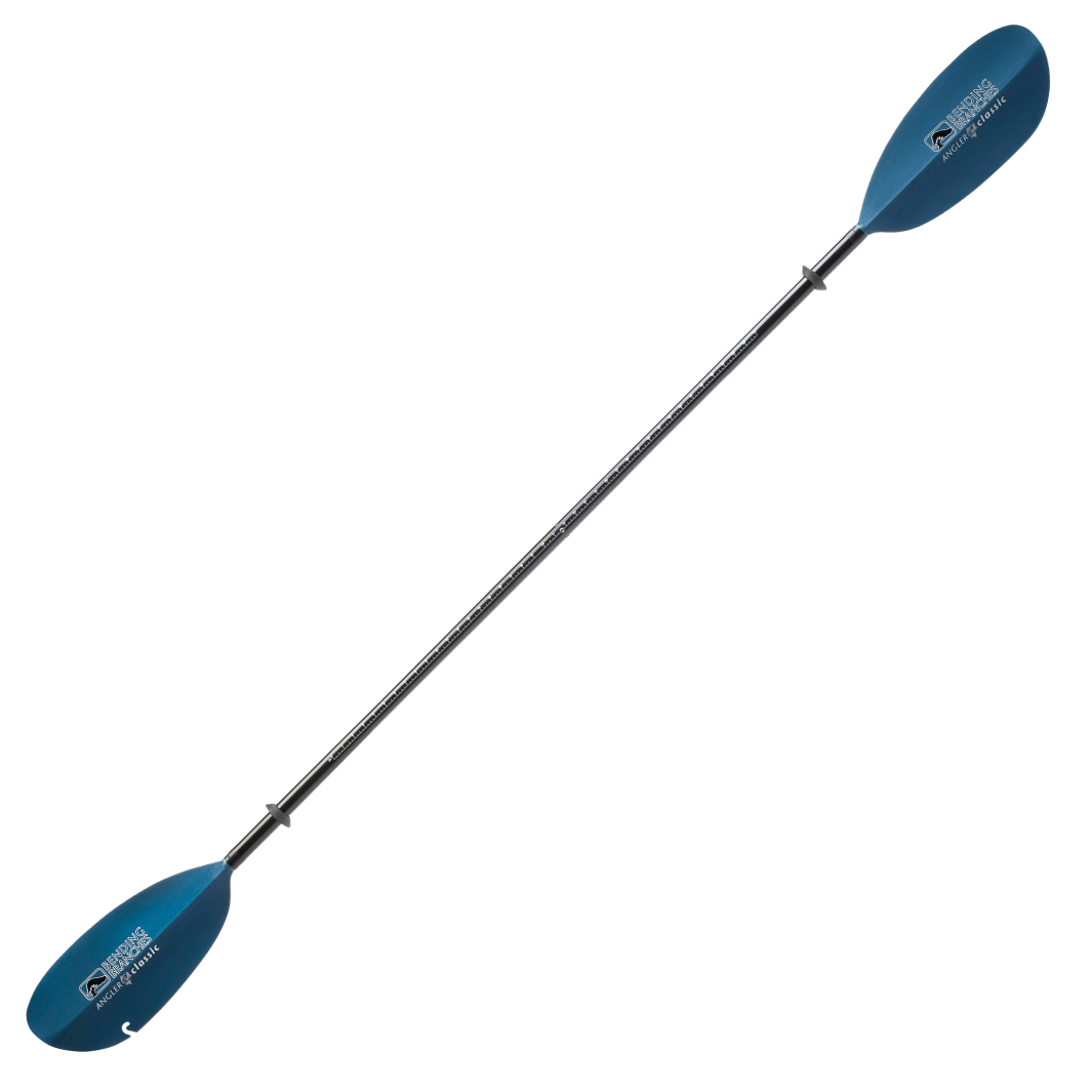 Angler Classic Snap-Button, Kayak Fishing Paddle, Bending Branches, Tidal Blue 240 at Festive Water Paddlesports