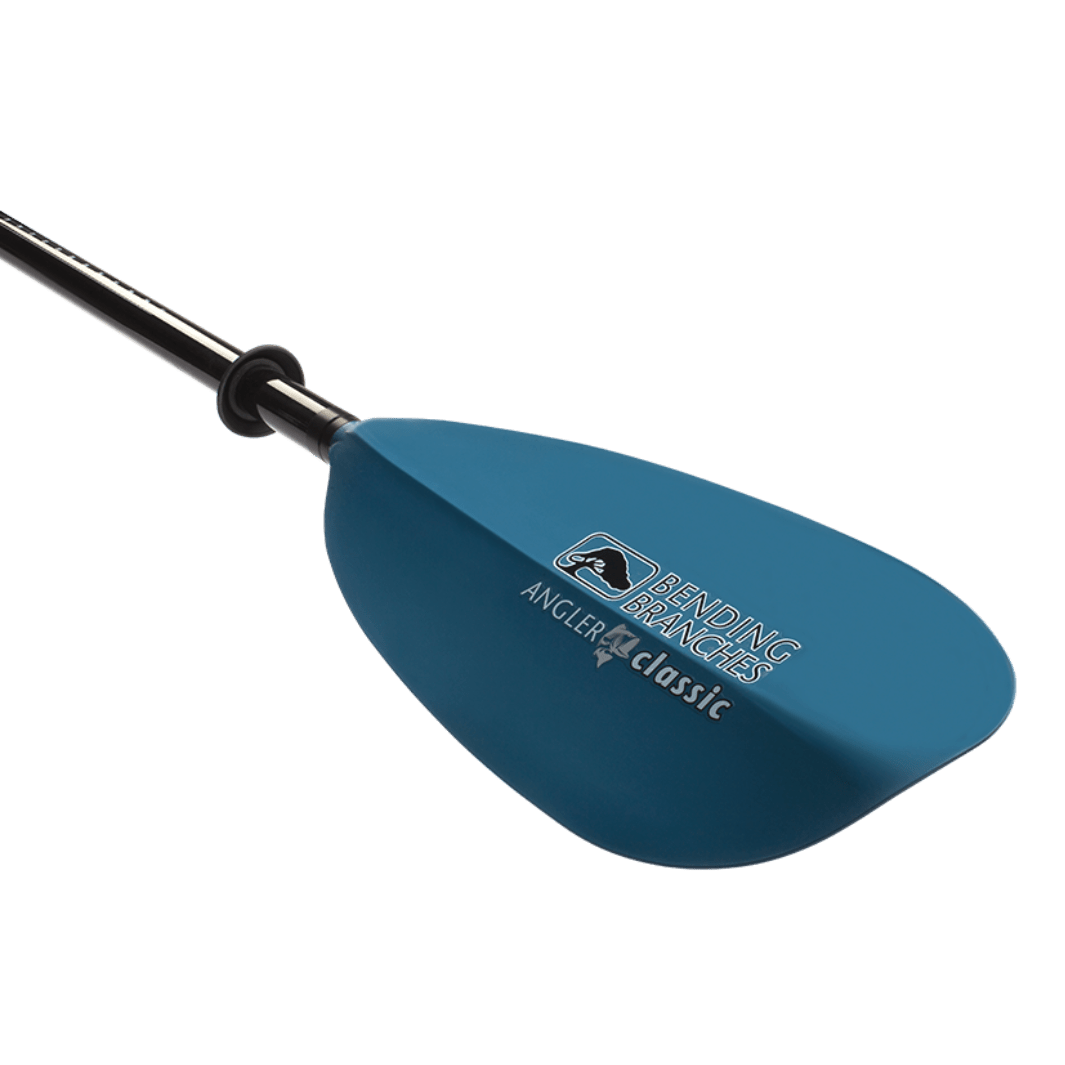 Angler Classic Snap-Button, Kayak Fishing Paddle, Bending Branches, Tidal Blue 240 at Festive Water Paddlesports
