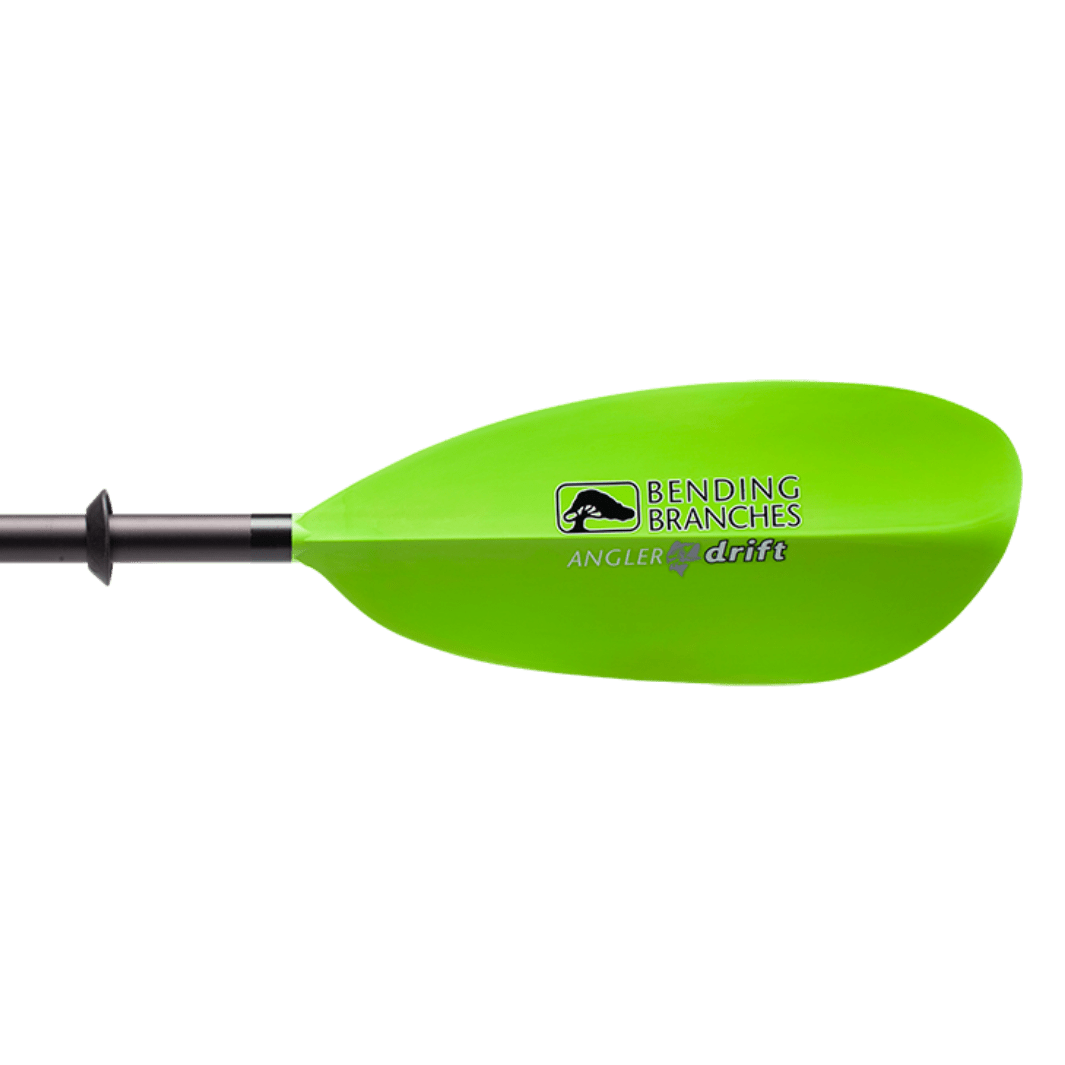 Angler Drift, Kayak Fishing Paddle, Bending Branches, Electric Green 240 at Festive Water Paddlesports