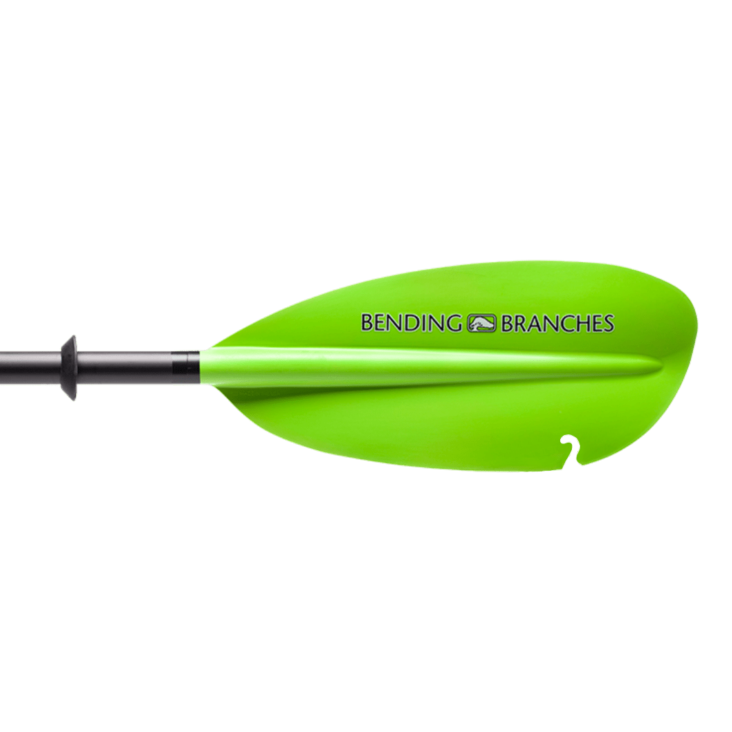 Angler Drift, Kayak Fishing Paddle, Bending Branches, Electric Green 240 at Festive Water Paddlesports
