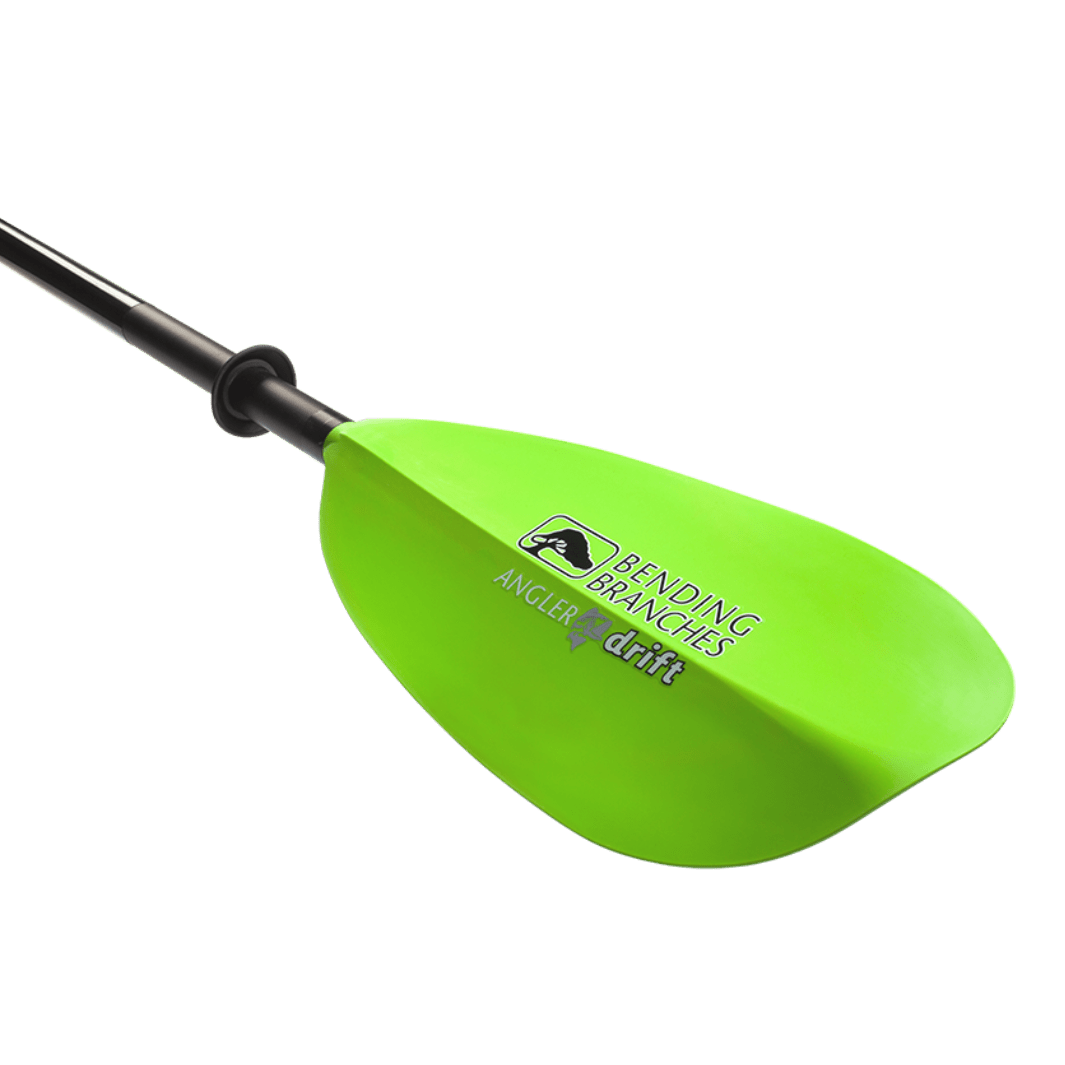 Angler Drift, Kayak Fishing Paddle, Bending Branches, Electric Green 240 at Festive Water Paddlesports