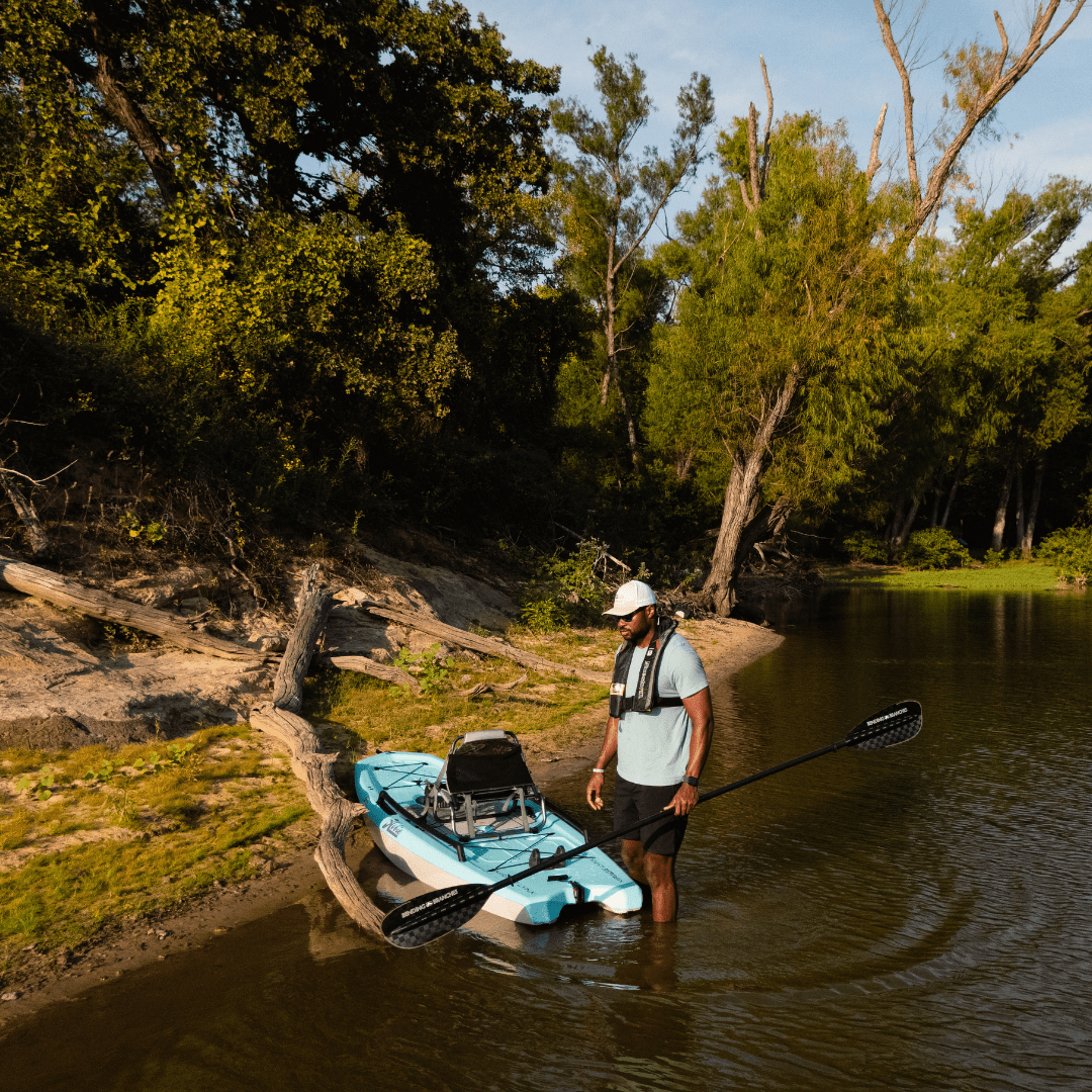 Angler Pro Carbon Posi-Lok, Kayak Fishing Paddle, Bending Branches, 240 cm at Festive Water Paddlesports