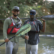 Angler Pro Posi-Lok, Kayak Fishing Paddle, Bending Branches, Bruiser 240 cm at Festive Water Paddlesports