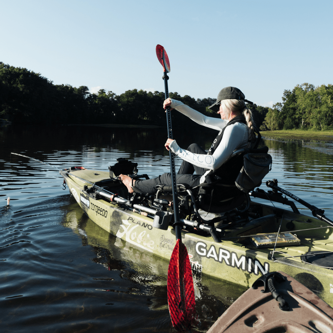 Angler Pro Versa-Lok™, Kayak Fishing Paddle, Bending Branches, Radiant 240-255 at Festive Water Paddlesports