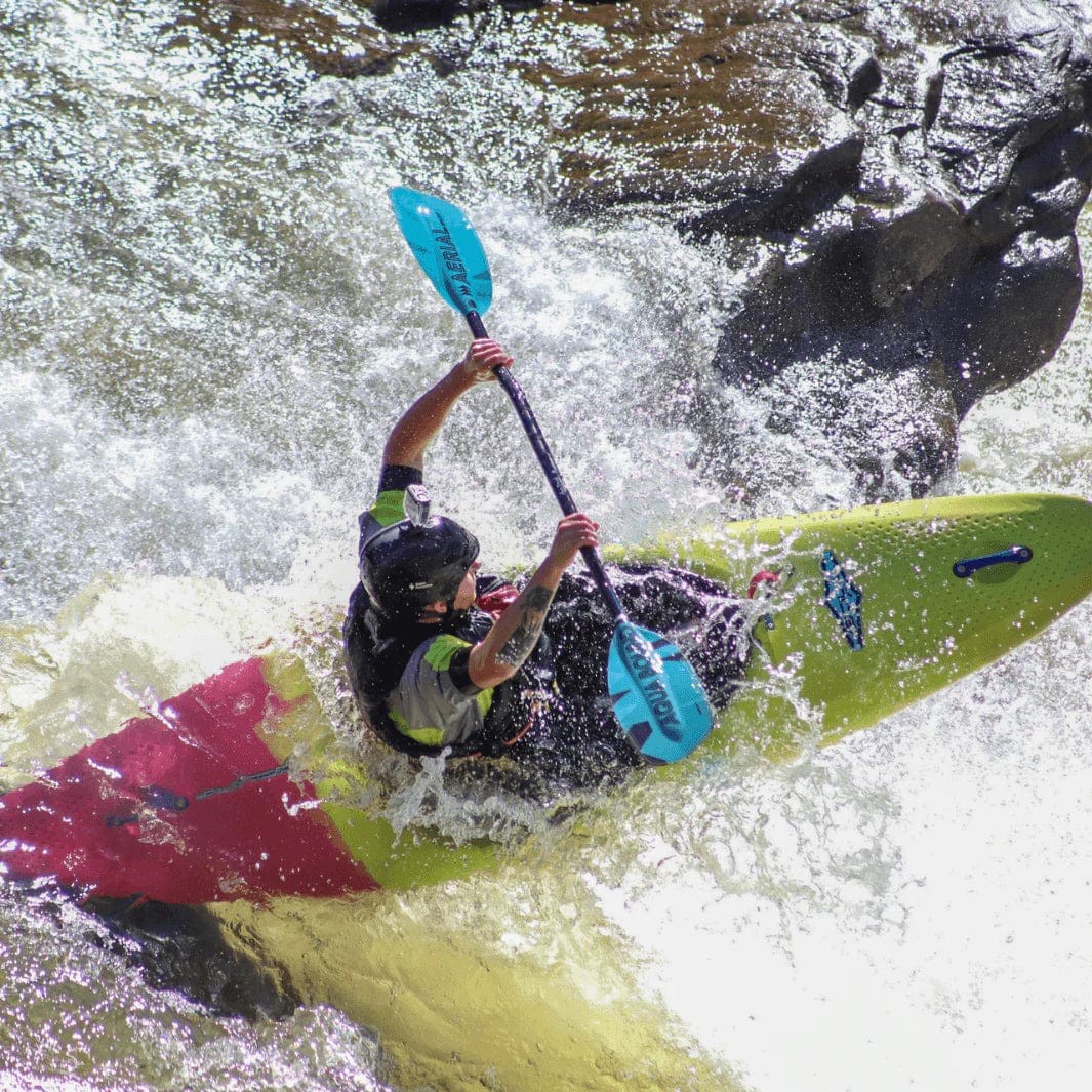 Aqua Bound Arial Major Fiberglass Crank/Bent Shaft, Whitewater Paddle, Aqua Bound, 194cm, 30 RHC, at Festive Water Paddlesports