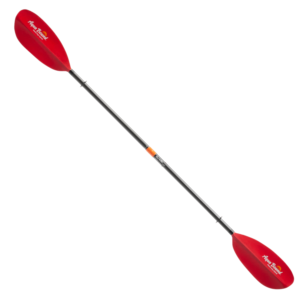 Aqua Bound Manta Ray Hybrid 2 - Piece Posi - Lok™ Kayak Paddle, Kayak Paddle, Aqua Bound, Red 230 at Festive Water Paddlesports