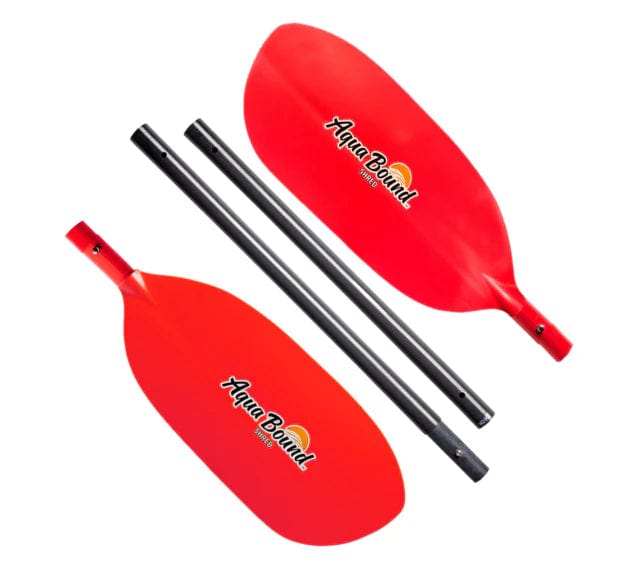 Aqua Bound Shred Fiberglass 4 - piece Kayak Paddle, Whitewater Paddle, Aqua Bound, 194cm, 30 RHC, at Festive Water Paddlesports