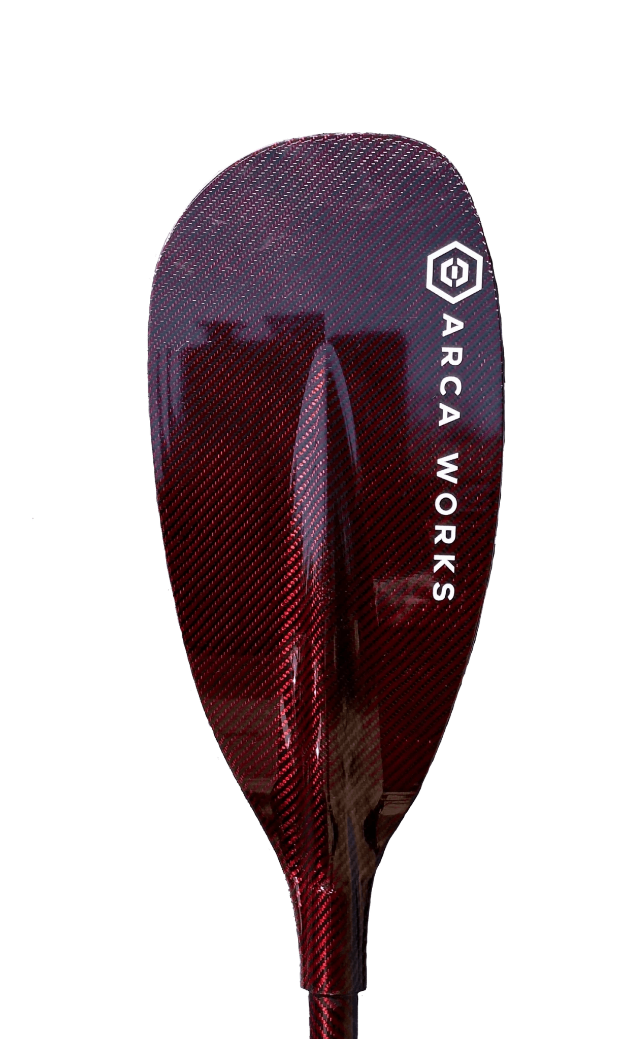 Arca Works Vulcan Whitewater Paddle (1 Piece), Whitewater Paddle, Arca Works, Magma, 191cm, at Festive Water Paddlesports
