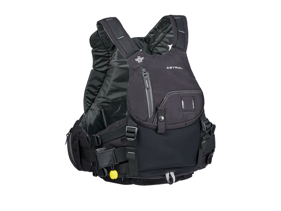 Astral Indus PFD, Rescue PFD, Astral, Red Orange, S/M, at Festive Water Paddlesports