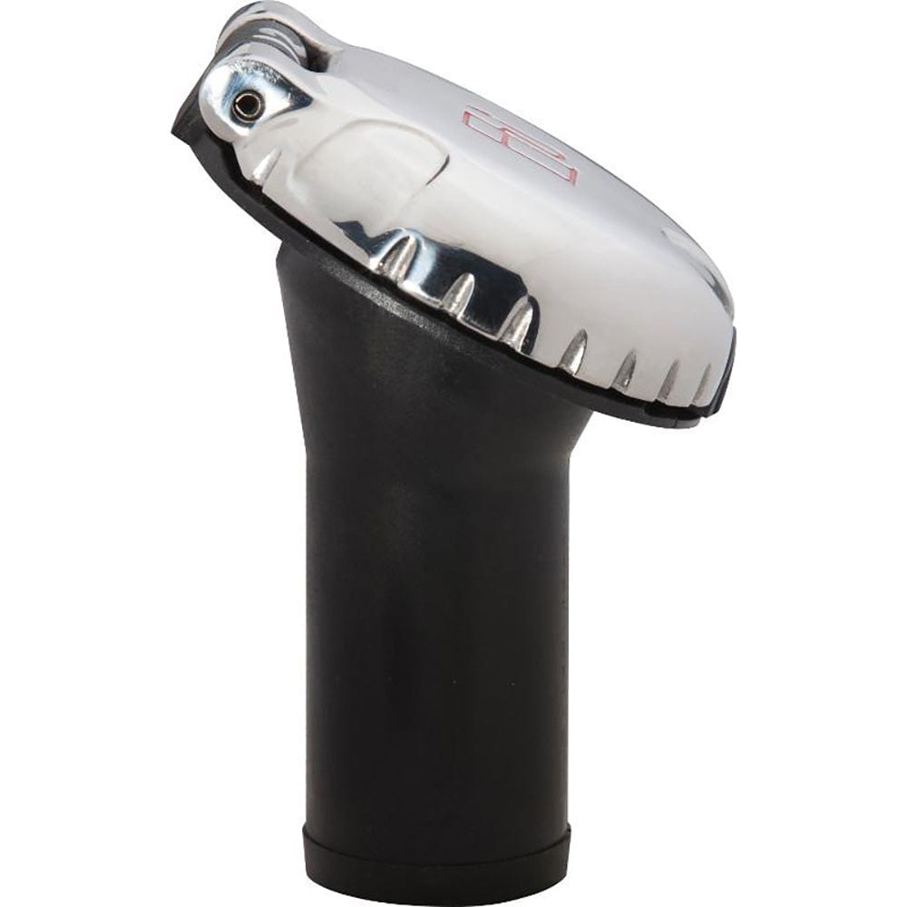 Carbon Canister System - Angled Body Scalloped Stainless Steel Cap [99DFCCAS1S], Deck Fills, Attwood Marine, , , at Festive Water Paddlesports