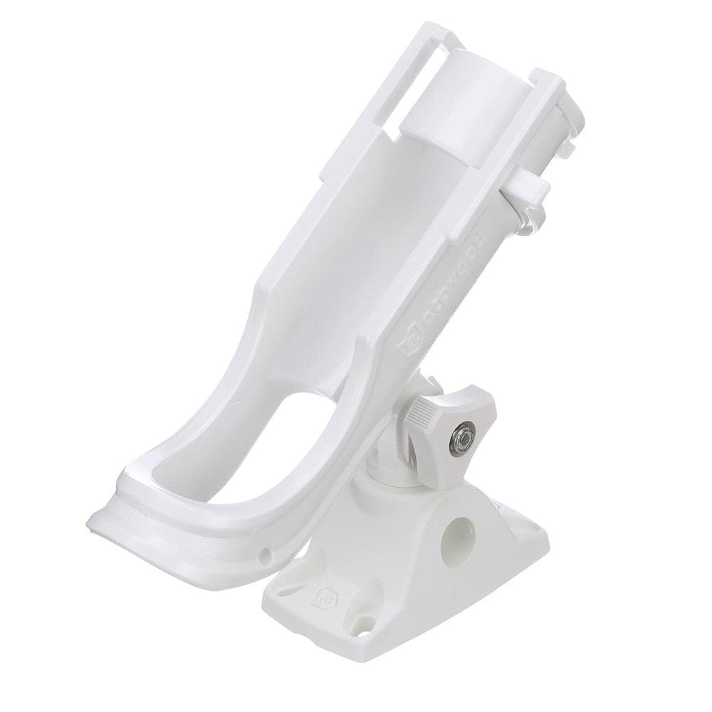 Attwood Heavy - Duty Adjustable Rod Holder w/Combo Mount - White [5009W4], Rod Holders, Attwood Marine, , , at Festive Water Paddlesports