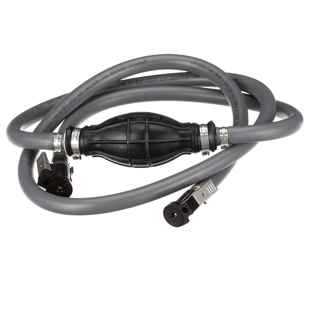 Attwood Johnson/Evinrude Fuel Line Kit - 3/8" Diameter x 6 Length (No Tank Fitting) [93806ELP7], Fuel Hose & Fittings, Attwood Marine, , , at Festive Water Paddlesports