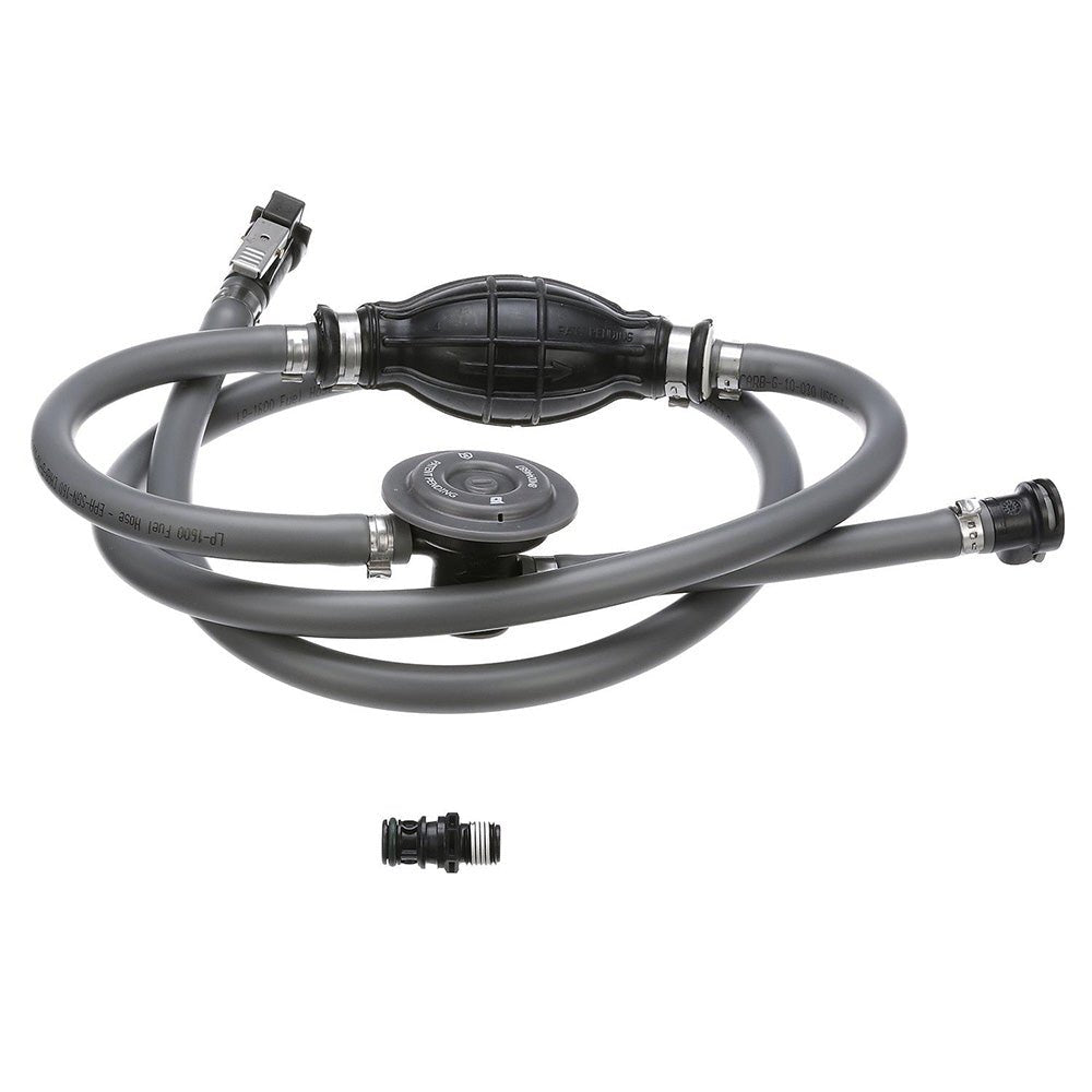 Attwood Johnson/Evinrude Fuel Line Kit - 3/8" Diameter x 6 Length w/Fuel Demand Valve [93806EUSD7], Fuel Hose & Fittings, Attwood Marine, at Festive Water Paddlesports
