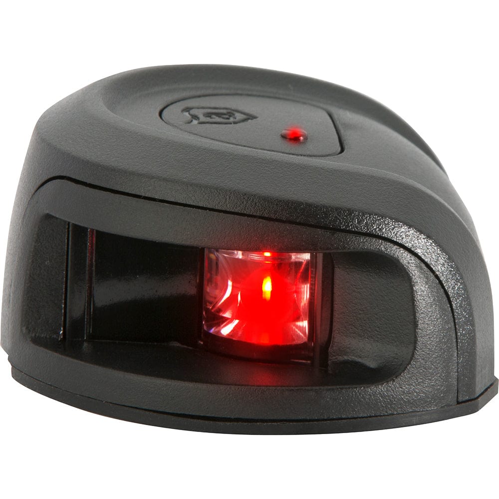 Attwood LightArmor Deck Mount Navigation Light - Black Composite - Port (red) - 2NM [NV2012PBR - 7], Navigation Lights, Attwood Marine, , , at Festive Water Paddlesports