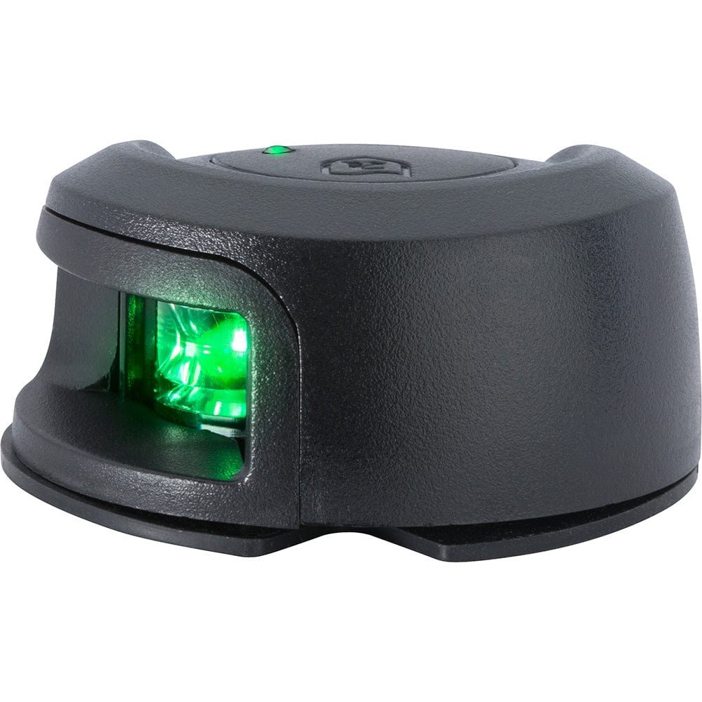 Attwood LightArmor Deck Mount Navigation Light - Black Composite - Starboard (green) - 2NM [NV2012PBG - 7], Navigation Lights, Attwood Marine, , , at Festive Water Paddlesports